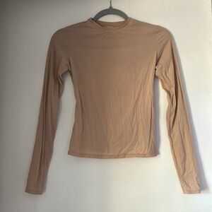 SKIMS Nude Long Sleeve Top Small